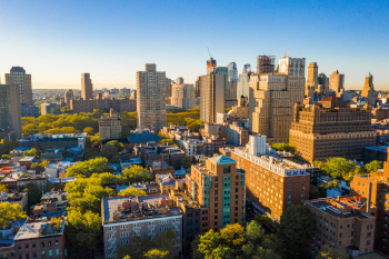 Vista de Central Park en Nueva York