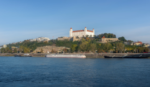 Castillo de Bratislava en Eslovaquia