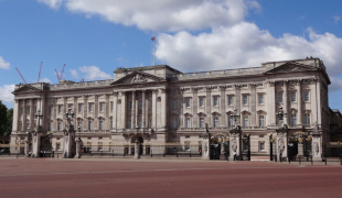 Palacio de Buckingham en Londres, residencia oficial de la monarquía británica